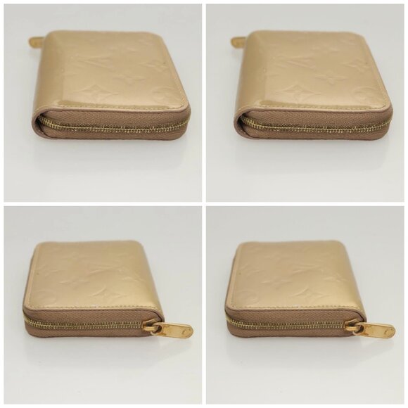 LOUIS VUITTON Vernis Zippy Coin Purse Coin Purse Beige Poodle M91762 Auth 125494 - Picture 16 of 16